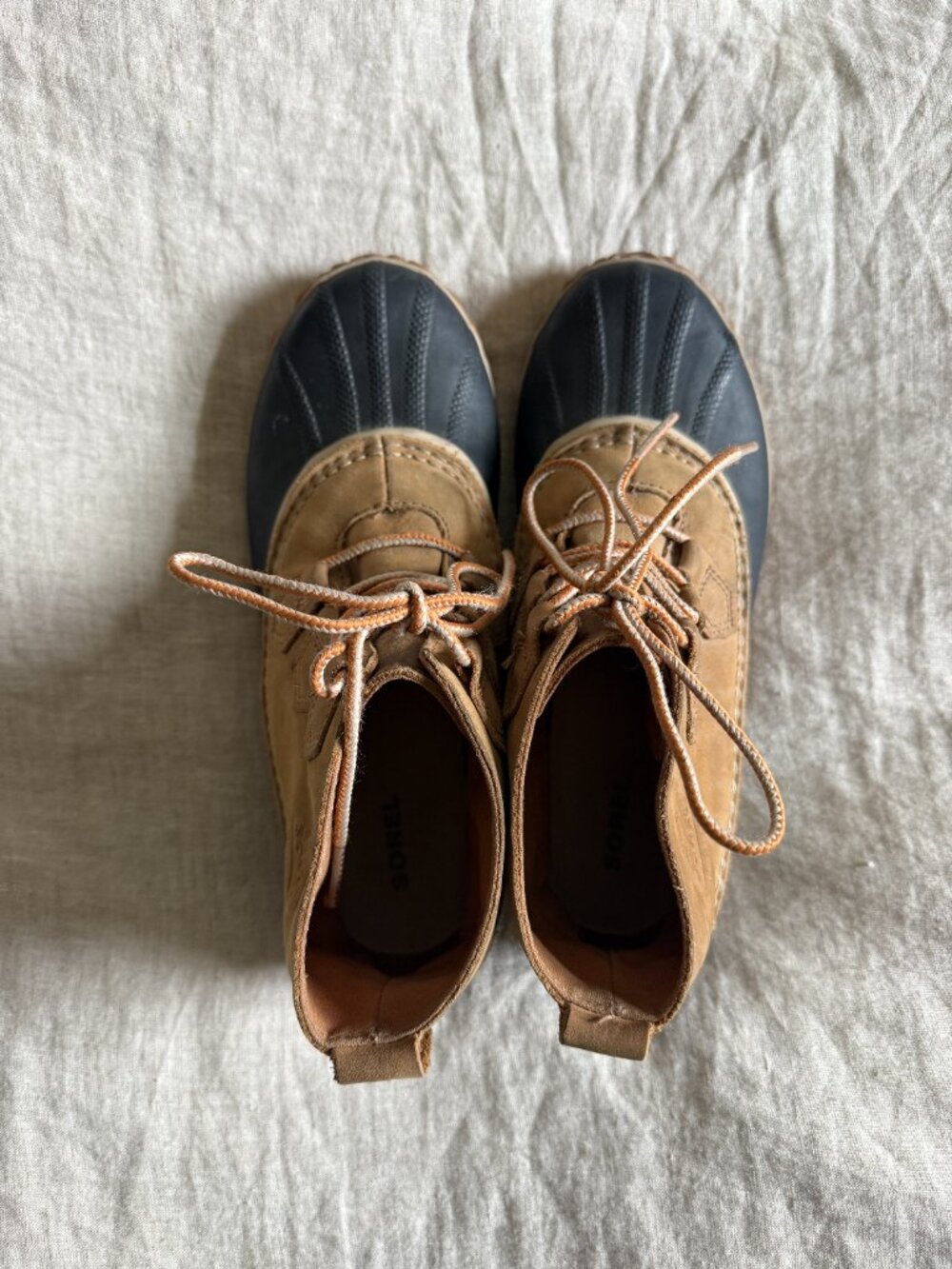 Sorel Women's Out N About Waterproof Leather Duck Rain Boots Size 7.5 - Picture 4 of 5